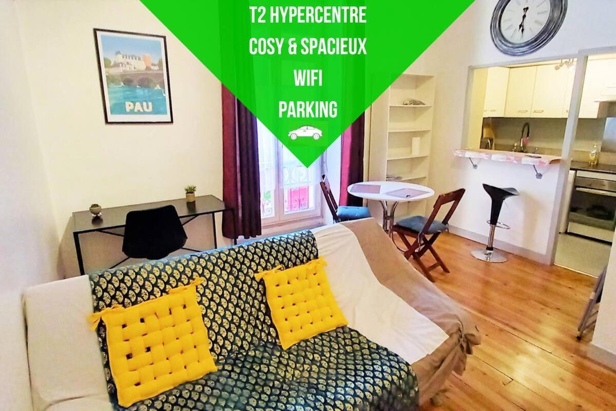 Le Gambetta T2 Cosy Hypercentre Wifi Fibre Avec Parking Apartment Pau Ngoại thất bức ảnh